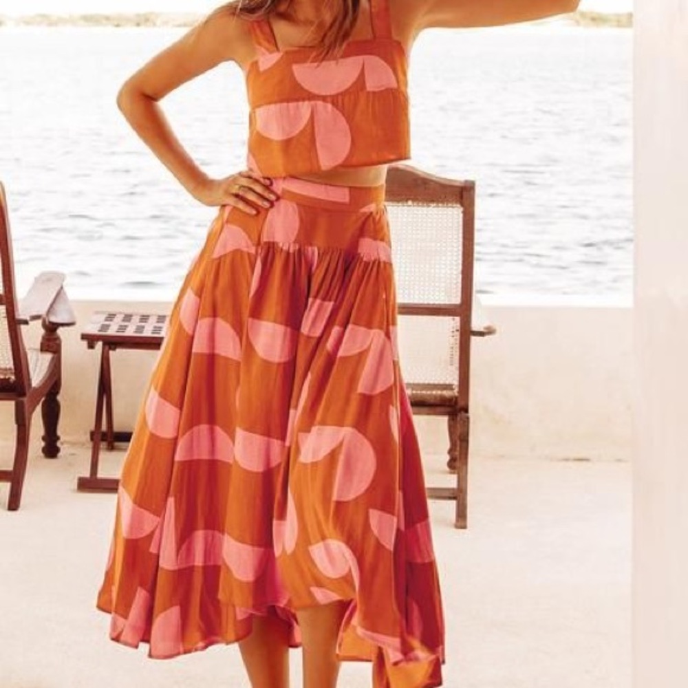 Mister zimi pink and orange set